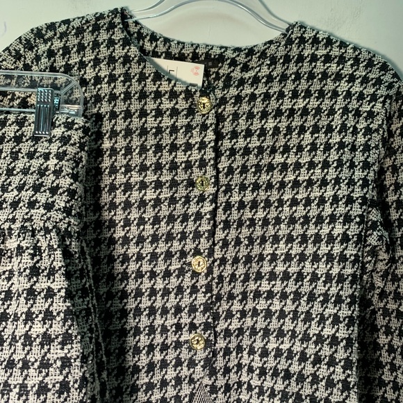 Zara NWT houndstooth blazer and miniskirt set Size L
Ref 1131/151 preppy party - Picture 6 of 13